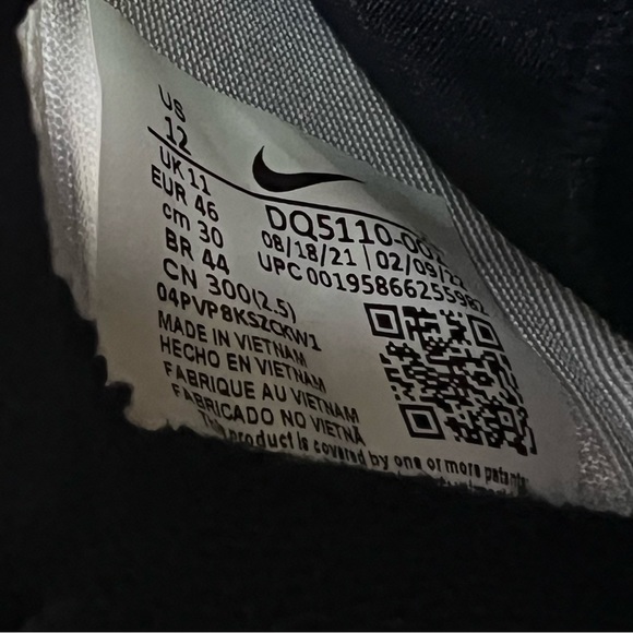 Nike Vapor Edge Speed 360 Black Metallic Gold Football Cleats - Picture 8 of 8